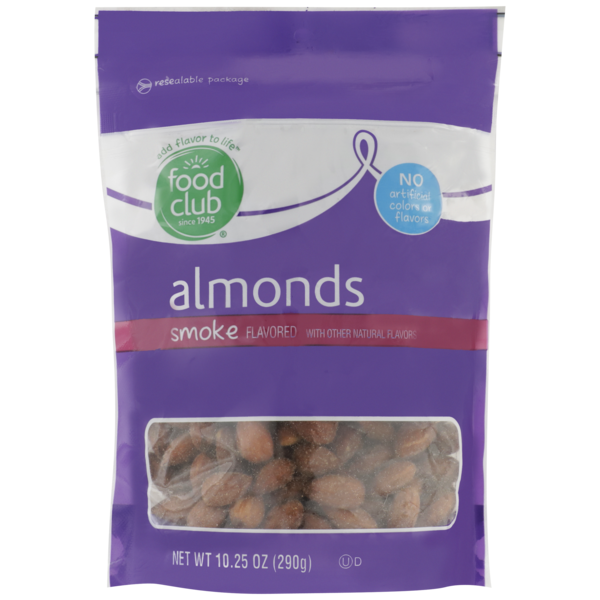 Nuts, Seeds & Dried Fruit Food Club Smoke Flavored Almonds hero