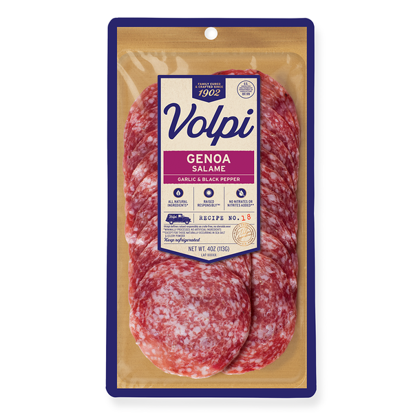 Deli Meats Volpi Genoa Salame hero