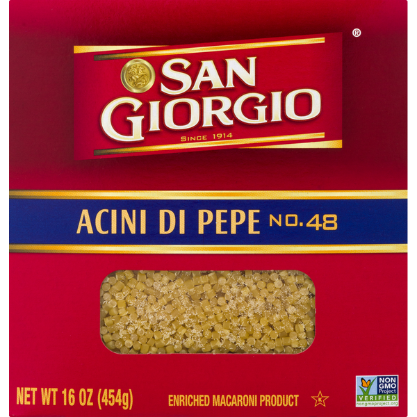 Dry Pasta San Giorgio Acini Di Pepe, No. 48 hero