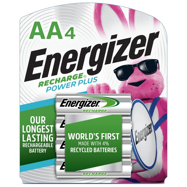 More Household Energizer Rechargeable AA Batteries, Double A Batteries hero