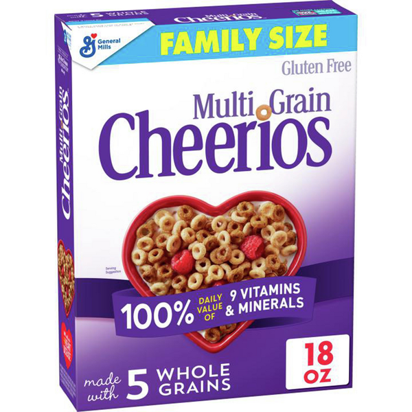 Cereal Multigrain Cheerios Breakfast Cereal, Gluten Free hero