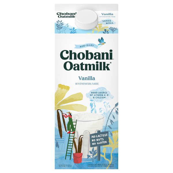 Milk Chobani Oatmilk, Vanilla hero