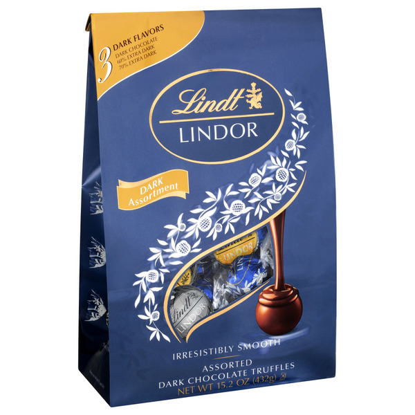 Candy & Chocolate Lindt Lindor Assorted Dark Chocolate Candy Truffles hero