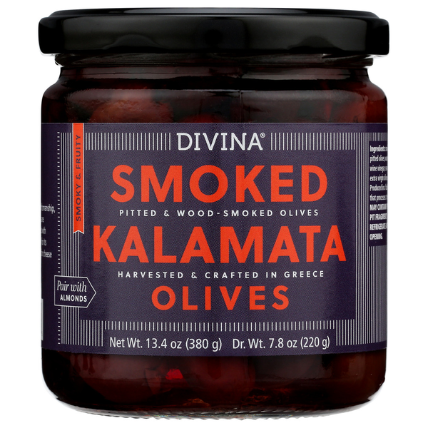 Divina Smoked Kalamata Olives hero