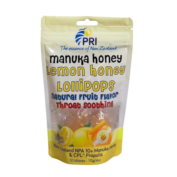 Candy & Chocolate PRI Lemon Manuka Honey & Cpl Propolis Npa 10+ Lollipops hero