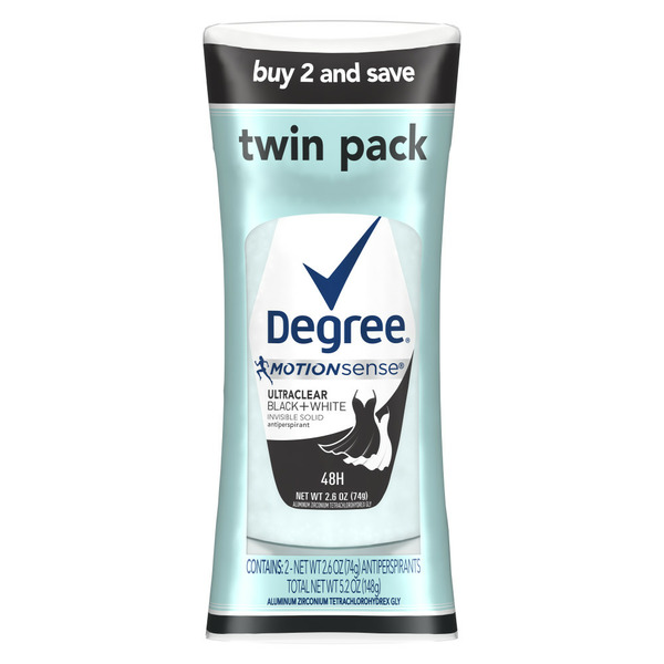 Degree Ultraclear Antiperspirant Deodorant Black + White hero