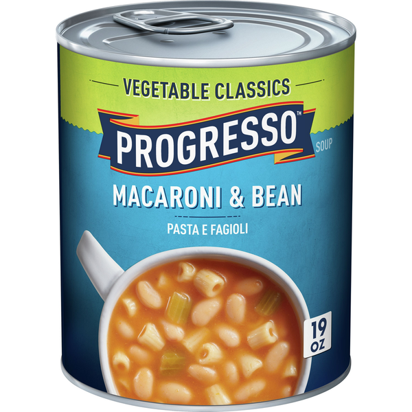 Soup, Stock & Broth Progresso Vegetable Classics Macaroni & Bean Soup hero