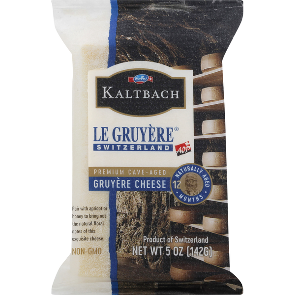 Specialty Packaged Deli Cheeses Emmi Kaltbach Le Gruyère Cheese hero