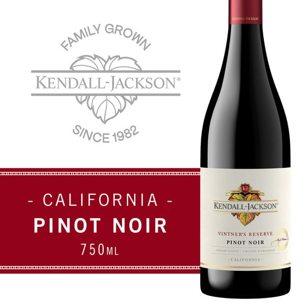 Red Wines Kendall-Jackson Pinot Noir Vintner's Reserve California Red Wine hero