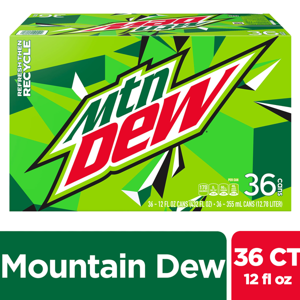 Soft Drinks Mountain Dew Citrus Soda hero