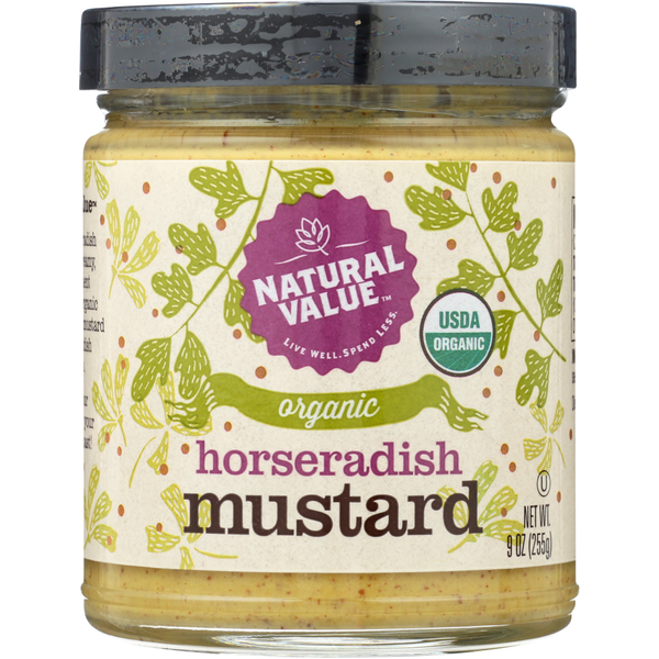 Condiments Natural Value Mustard hero