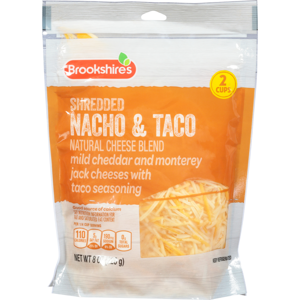 Packaged Cheese Brookshire's Shredded Cheese Blend, Nacho & Taco hero