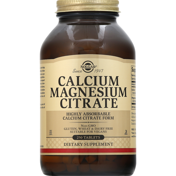 Vitamins & Minerals Solgar Calcium Magnesium Citrate, Tablets hero