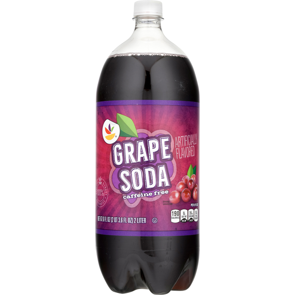 Soft Drinks Store Brand Soda, Caffeine Free, Grape hero