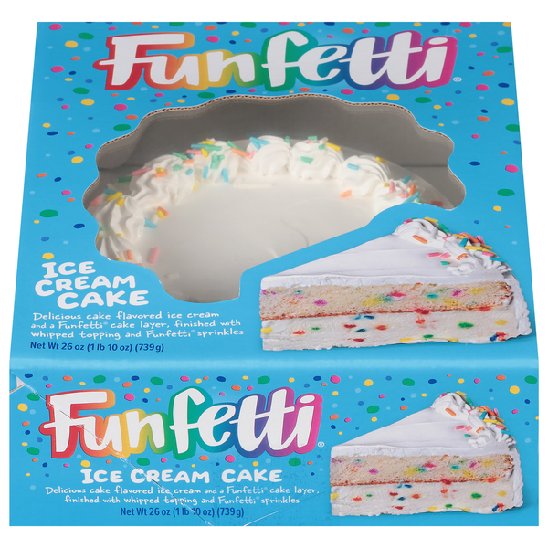 Funfetti Ice Cream Cake hero