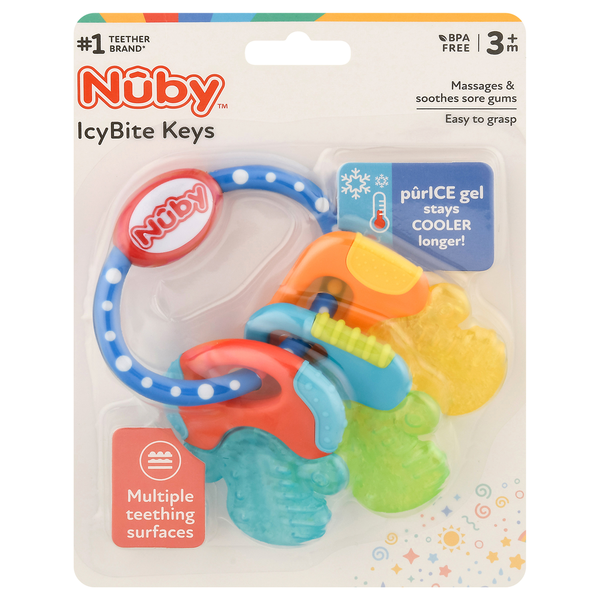 Baby Accessories Nûby IcyBite Keys, 3m+ hero