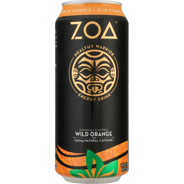 Energy & Sports Drinks ZOA Energy Drink, Wild Orange hero