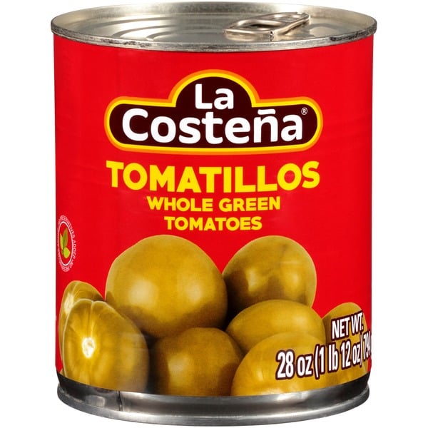 Latino Foods La Costeña Tomatoes, Whole, Green hero