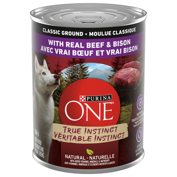 Dog Food & Care Purina ONE True Instinct Classic Ground Beef & Bison hero