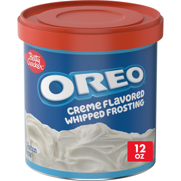 Baking Supplies & Decor Betty Crocker OREO Crème Flavored Gluten Free Whipped Frosting hero