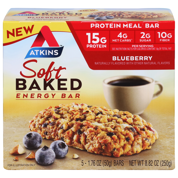 Energy & Granola Bars Atkins Energy Bar, Blueberry hero