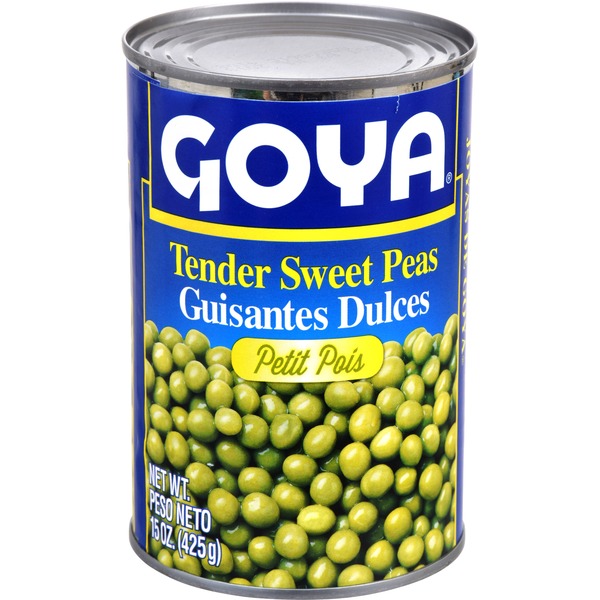 Canned & Jarred Vegetables Goya Tender Sweet Peas hero