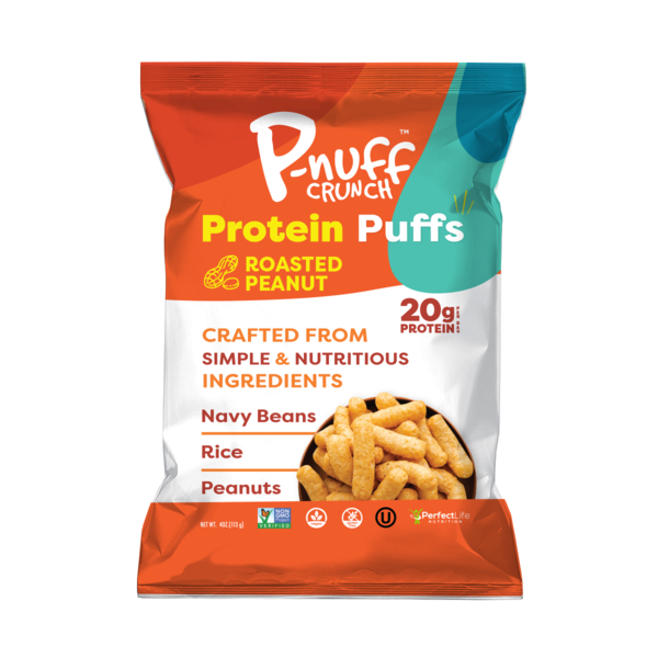 Nuts, Seeds & Dried Fruit P-nuff Crunch Original, Protein, Baked Peanut Puffs hero