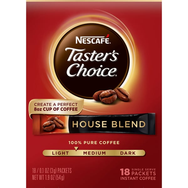 Coffee NESCAFÉ House Blend Medium Light Roast Instant Coffee hero