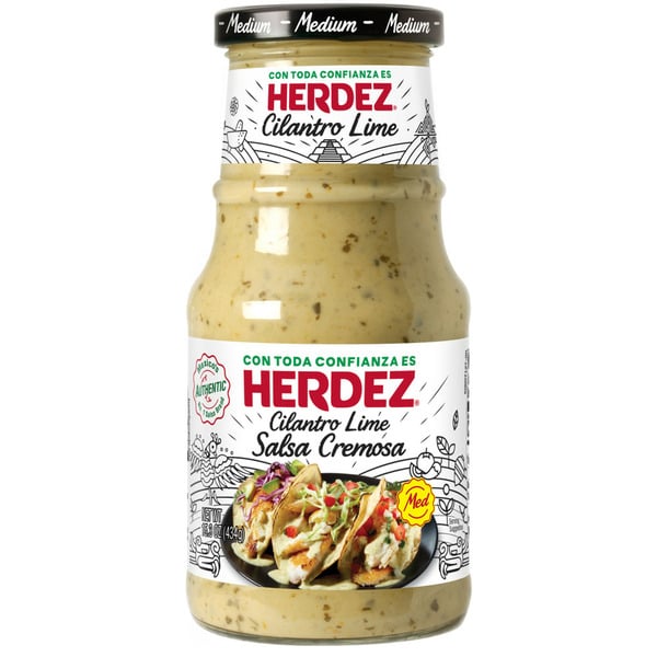 Salad Dressing & Toppings Herdez Cilantro Lime Salsa Cremosa Medium hero