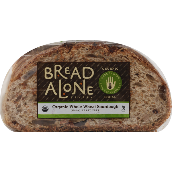 Bread Bread Alone Organic Whole Wheat Sourdough Bread hero