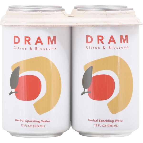 Juice & Nectars Dram Herbal Sparkling Water Citrus & Blossoms hero