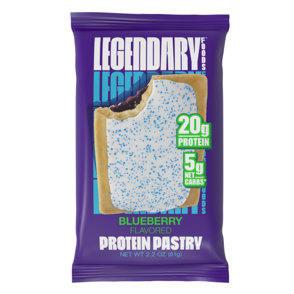 Breakfast Bars & Pastries Legendary Foods Protein Pastry, Blueberry hero