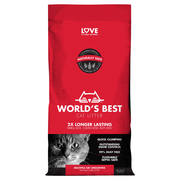 Cat Food & Care World's Best Cat Litter Multiple Cat Unscented Clumping Formula hero