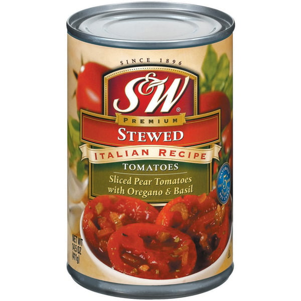 Canned & Jarred Vegetables S&W Tomatoes, Stewed, Italian Recipe hero