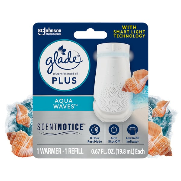 Air Fresheners Glade PlugIns Plus, Air Freshener Starter Kit, Hawaiian Breeze hero