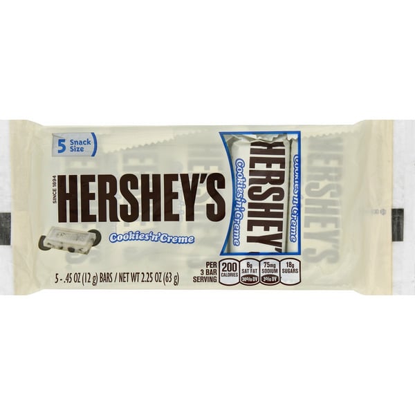 Candy & Chocolate Hershey's Cookies 'n' Creme Snack Size Candy hero