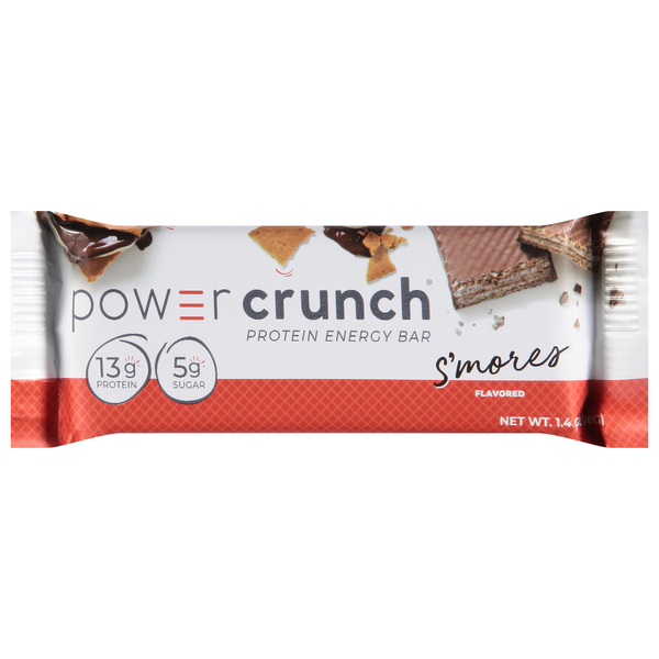 Protein & Meal Replacements Power Crunch Protein Energy Bar, S'mores Flavored hero