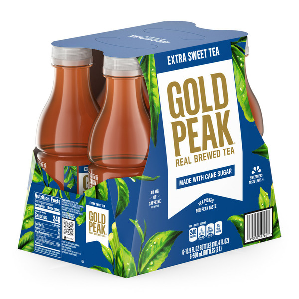 Tea Gold Peak Extra Sweet Tea Bottles hero