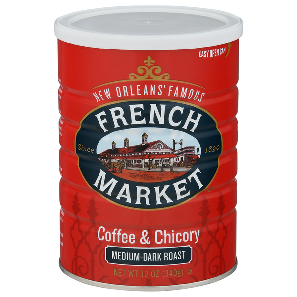 Coffee French Market Coffee & Chicory, Medium-Dark Roast hero