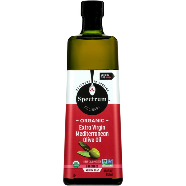 Oils, Vinegars & Fats Spectrum Olive Oil, Organic, Mediterranean, Extra Virgin hero