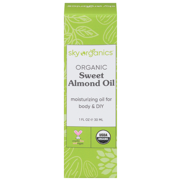 Sky Organics Sweet Almond Oil, Organic hero