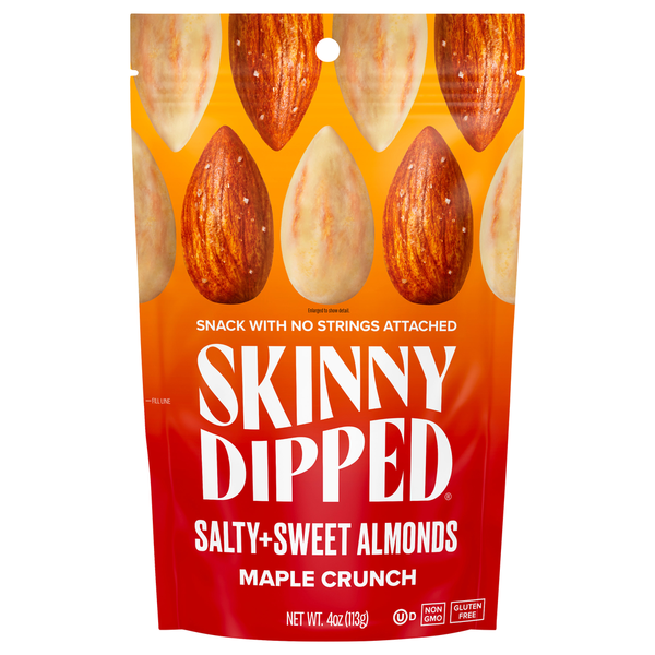 SkinnyDipped Almonds, Maple Crunch, Salty+Sweet hero