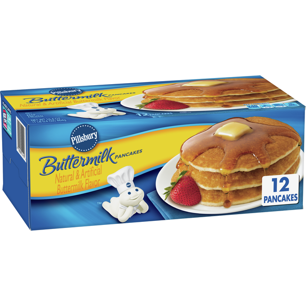 Frozen Breakfast Pillsbury Buttermilk Pancakes Frozen Breakfast hero