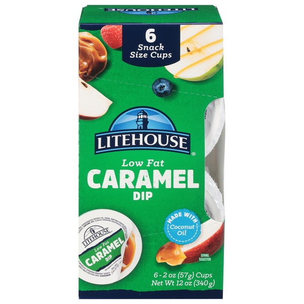 Preserved Dips & Spreads Litehouse Dip, Low Fat Caramel Dip Singles hero