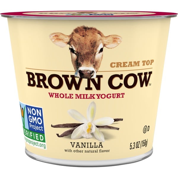 Yogurt/Kefir Brown Cow® Cream Top Whole Milk Yogurt Vanilla hero