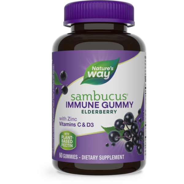 Immunity, Cold & Flu Symptoms Nature's Way Sambucus Gummies hero