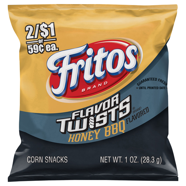 Chips & Pretzels Fritos Corn Snacks, Honey BBQ Flavored hero