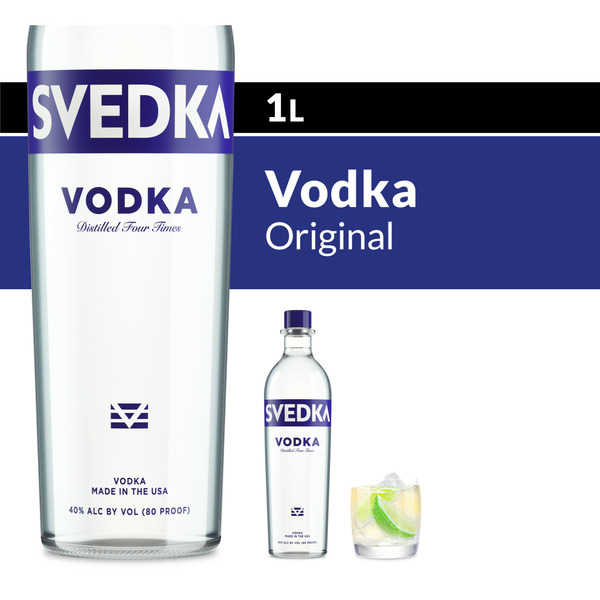 Spirits SVEDKA Vodka Bottle hero