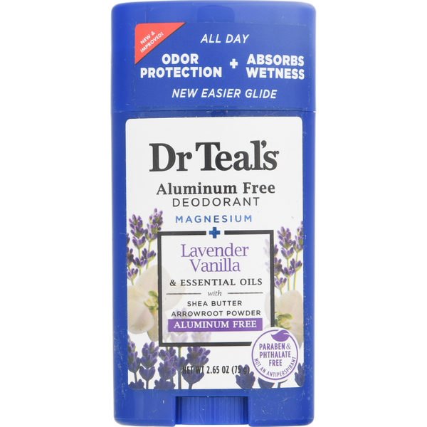 Aromatherapy Dr Teal’s Deodorant, Aluminum Free, Lavender Vanilla hero