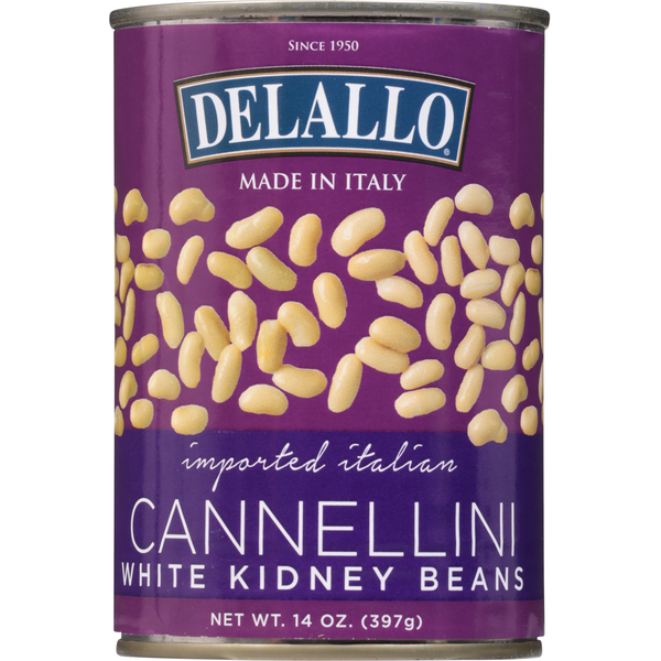 Canned Meals & Beans DeLallo White Kidney Beans, Cannellini, Italian hero